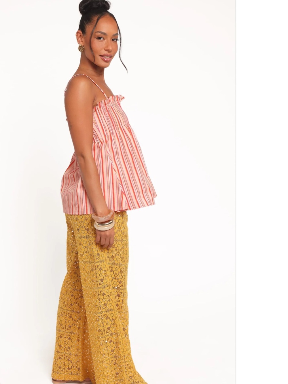 Petal & Pup Sparkle Mustard Sequin Pants - Picture 9 of 14